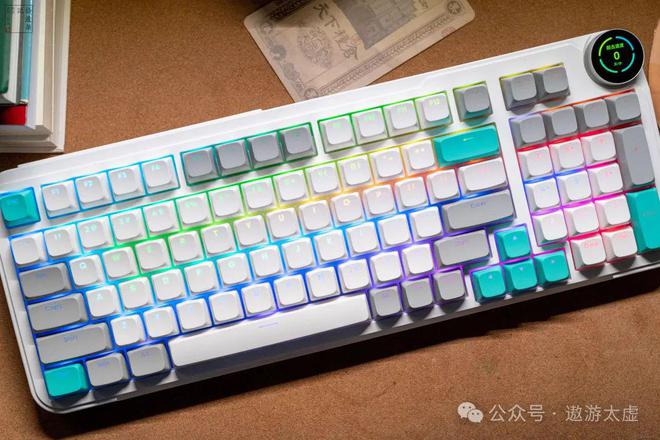 手柄老厂试水电竞键盘手感丝滑还有灵感旋钮北通灵感键盘上手(图12)