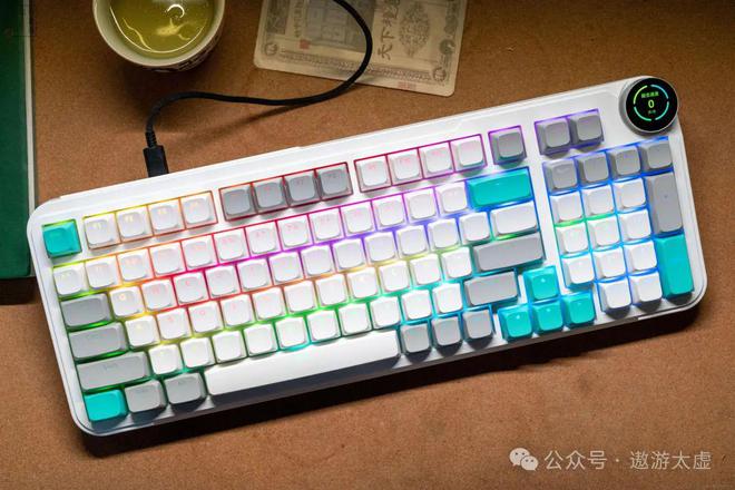 手柄老厂试水电竞键盘手感丝滑还有灵感旋钮北通灵感键盘上手(图23)