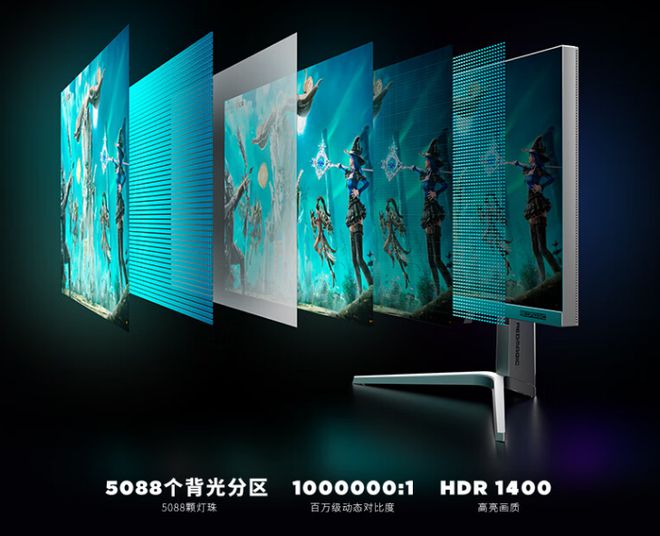 都是主打电竞显示器的品牌红魔与ROG代表了不同的流派(图2)