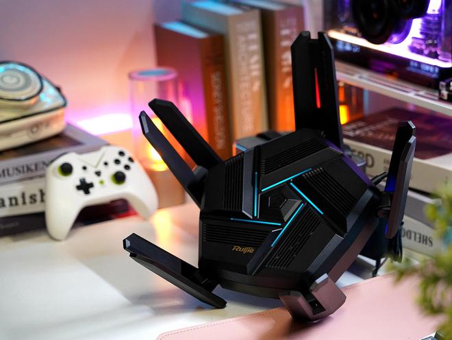锐捷天蝎BE72Pro电竞路由：WiFi7赋能三重AI加持轻松穿墙(图15)