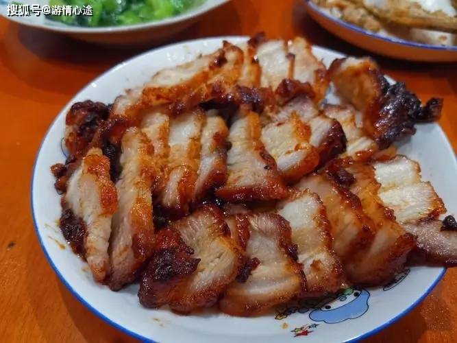 食尽人间美食肴广东佛冈三州蜜汁叉烧心满膏(图2)