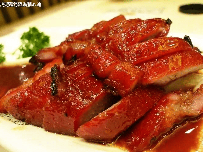 食尽人间美食肴广东佛冈三州蜜汁叉烧心满膏(图4)