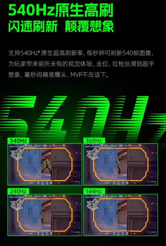 蚂蚁电竞新品太强540Hz超高刷新率几乎无敌(图3)